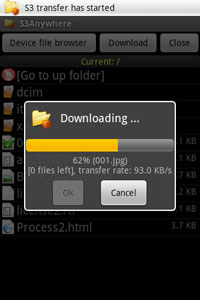 Download files from your bucket